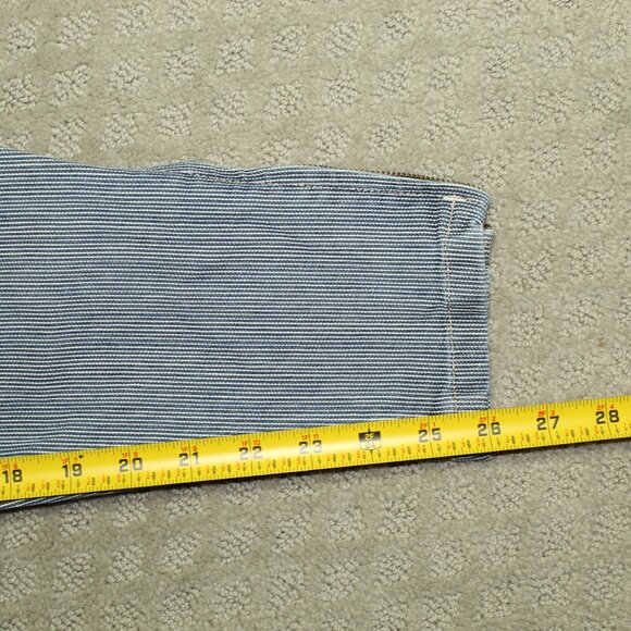 Joe's Jeans Chelsea Railroad Stripe Ankle Zip Jeans Womens 28 Low Rise Y2K Vtg - Picture 4 of 6